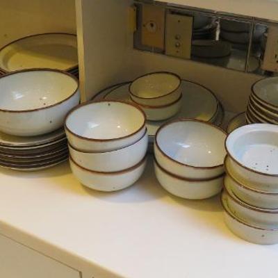 Dansk "Brown Mist" serving ware