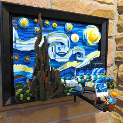 Lego Van Gogh "Starry Night"