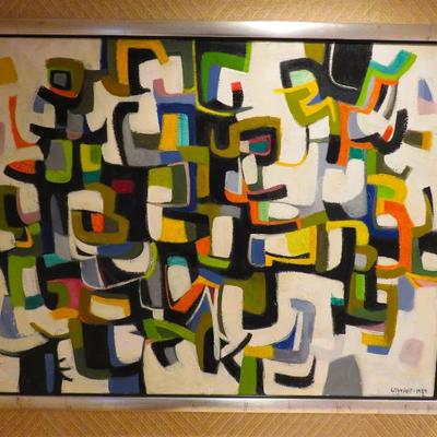 John Ulbricht 1954 oil on canvas