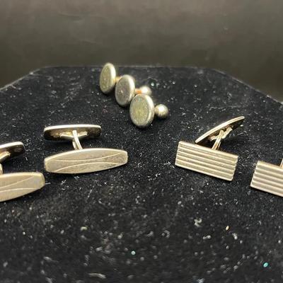 MidCentury Modern Sterling Silver Denmark Cufflinks