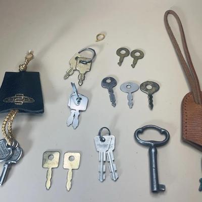 Suitcase Keys Collection - Miniatures - Vintage