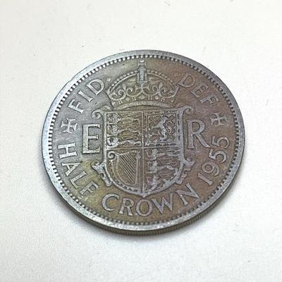 1955 British Florin (Two Shillings) Coin - Pre-decimal 