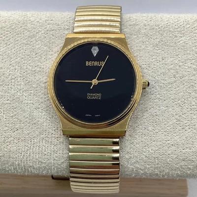Vintage Benrus Diamond Quartz Watch