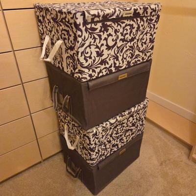  Reisenthel Canvas Storage Bins with Internal Wire Frames