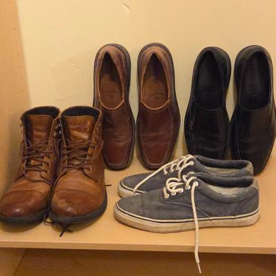 Men’s Size 13 Shoes Lot – Echo Dress Shoes, Eastland Leather Boots, Sperry Casual Sneakers 