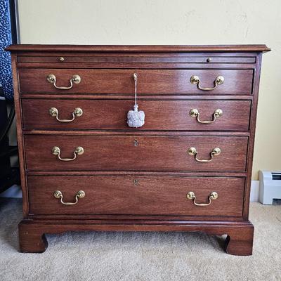 Hickory Chair Company Historical James River Plantation Collection Bachelor's Chest - Brass Pulls, Traditional Dresser