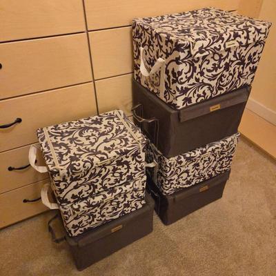  Reisenthel Canvas Storage Bins with Internal Wire Frames