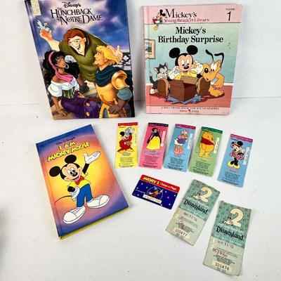 Lot #103 Vintage Disney Books & Disneyland Ephemera