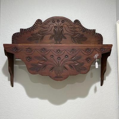 Pennsylvania Dutch wall shelf
