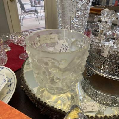 Lalique signed bowl