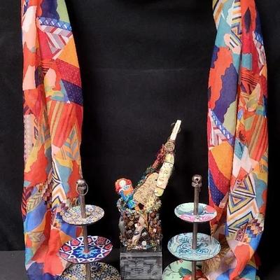 Tiny Tiered Trays, Talking Stick, Trinket Holder And More - Decorative Delights