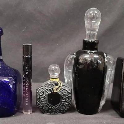Blacks And Blues Empty Collectible Perfume Bottles