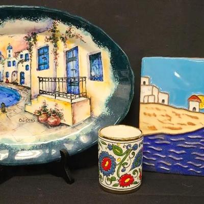 Seaside Charm Galore- Santorini Dreams & Colorful Coastal Flair