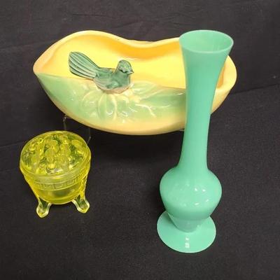 The Real McCoy  - Playful Planter, Fancy Floral Frog, And Brilliant Bud Vase