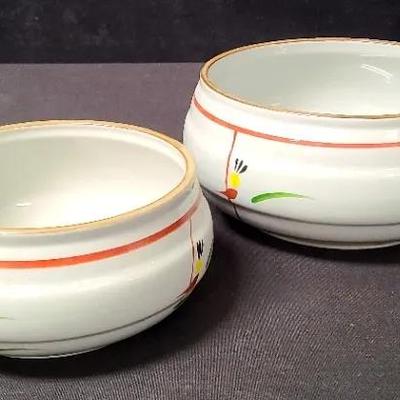 Pair Of Nobilta Cermaic Bowls 