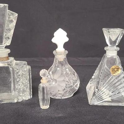 Clear Glass Decanters 