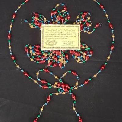 Thomas Pacconi Classics Garland Strands With COA