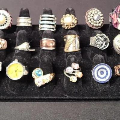 Uniquely Crafted Costume Jewelry Rings 