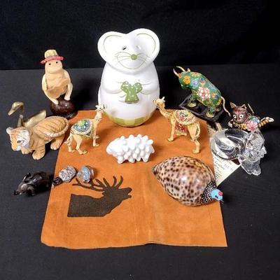 Magical Menagerie Of Mixed Animal Themed Collectibles 