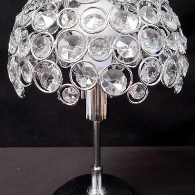 Luxe Lighting - Cute, Crystal Clear Lamp (Battery Operated - 3,AAA - NOT Included)