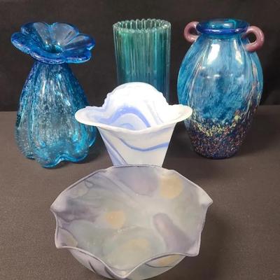 Got The Blues? - Various Vases And Vessels In A Variety Of Hues