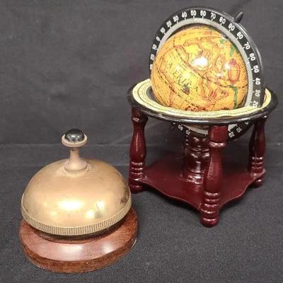 Bombay Company Bell And Petite Partner/Tabletop Globe