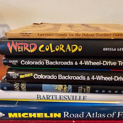 Lot #111 - Lot of Colorado Travel & History Books & Other Travel Books – Weird Colorado, Backroads & 4-Wheel Drive Trails,...
