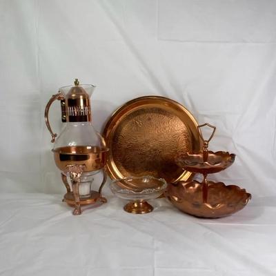 Copper Jello / Cake Mold Bundle – Heart, Ring & Fish Shapes