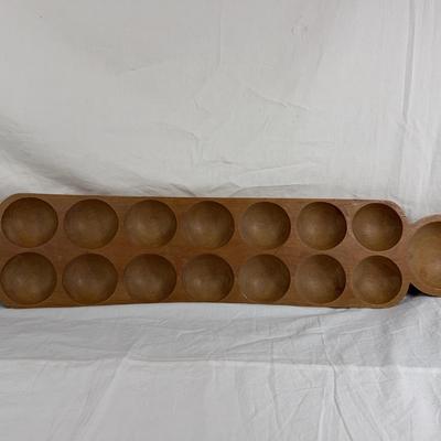 Oversized Wood Mancala Board