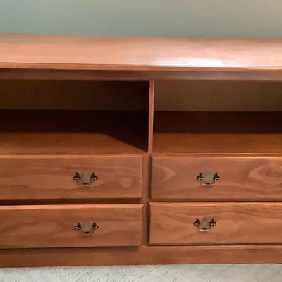Bedroom Dresser with Open Shelves - LARGE