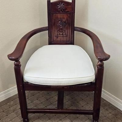Wood Arm Chair 
