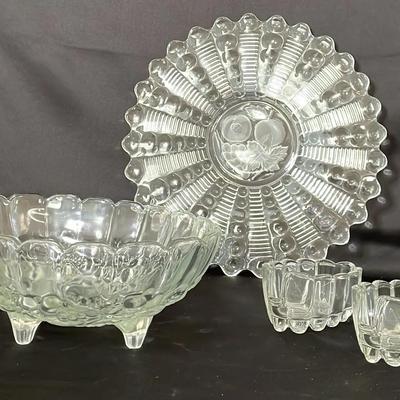 Vintage Serving platter, Fruit Bowl, And More 