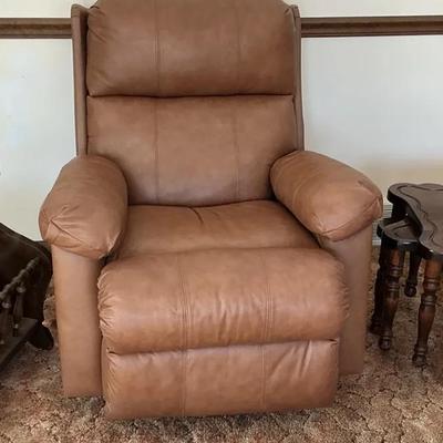 Reclining Chair, Vintage Nesting Tables And Magazine Rack