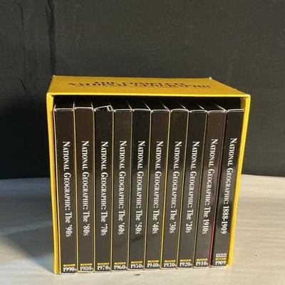 National Geographic Magazine Decade Collection (1888–1990) – Complete Set with Slipcase