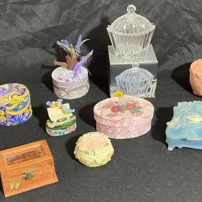 Assorted Decorative Trinket/ Keepsake Boxes