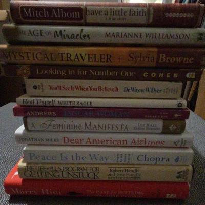 Inspirational & Spiritual Book Lot – Self-Help, Metaphysical, Memoir & Personal Growth (12 Books)