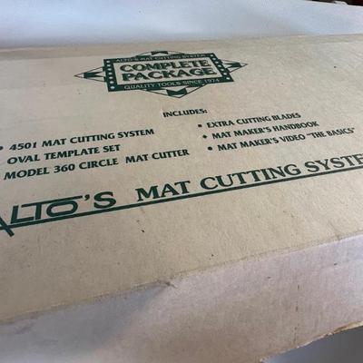 Alto's Mat Cutting System, a vintage tool used for cutting mats for framing and art projects