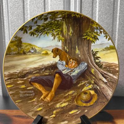 Norman Rockwell “Spring Fever” Decorative Plate  