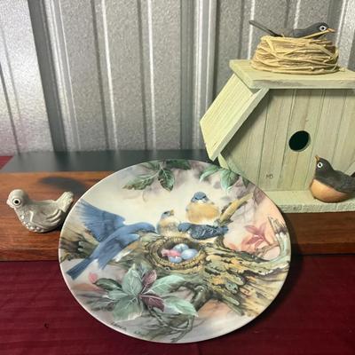 Birds-Decorative Plate, Isabel Bloom, Decorative Hallmark Box 