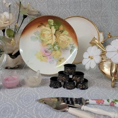 Vintage Floral Decor Featuring Rejmyre Armaturfabrik And Guyeau