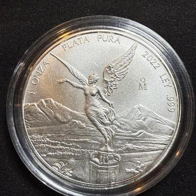2022 Mexico Libertad 1oz Silver