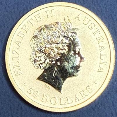 2011 $50 1/2 oz Australian Gold Kangaroo