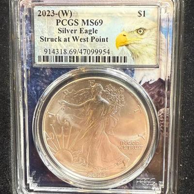 2023-W PCGS MS 69 Silver Eagle