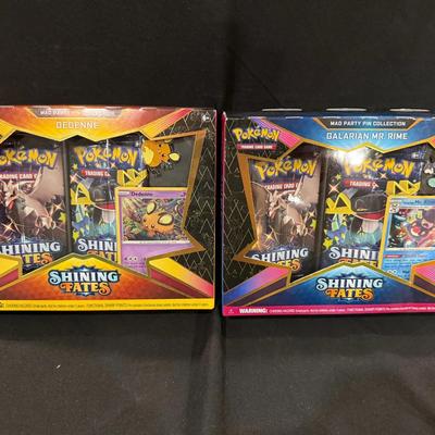 Pokemon Shining Fates Dedenne & Galarian Mr. Rime (Sealed) 