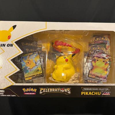 Pokemon Celebrations: Pikachu Vmax Premium Figure Collectin Box (Sealed) 