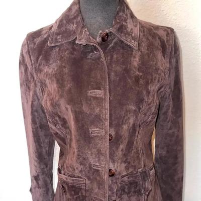IE Suede Leather Brown Jacket