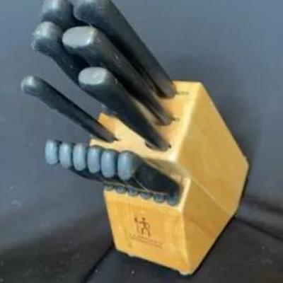 J.A. Henckles Knife Set & Block 