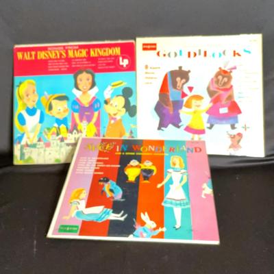 Children’s Albums- Goldilocks, Alice in Wonderland, Disney