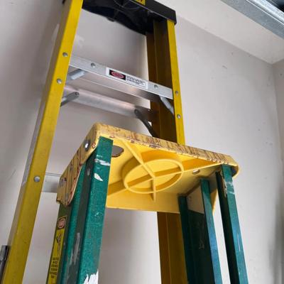 Two Ladders: 6’ and 8’