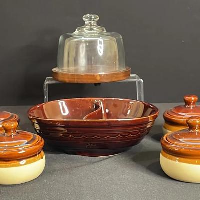 Wood And Stone Serving Dishes